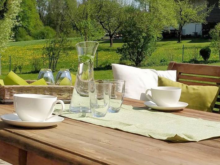 Ferienwohnung für 4 Personen, mit Terrasse und Garten sowie Ausblick in Tittmoning - 3