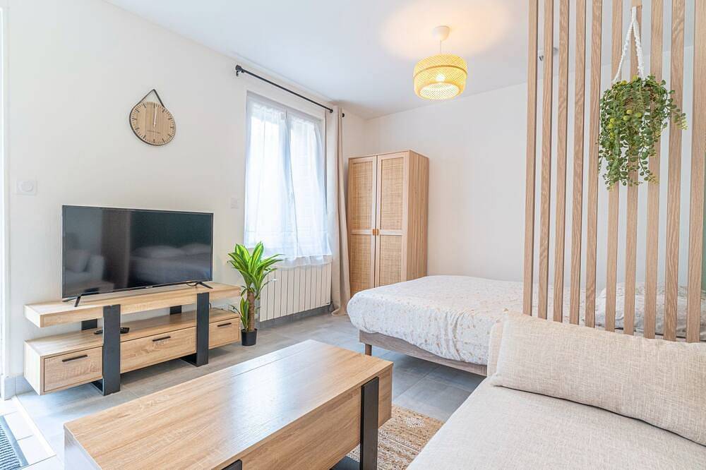 Le Refuge marin - Cosy pied-à-terre, terrace, 100m from the beach. in Luc-sur-Mer, Caen region