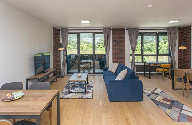 Apartament wakacyjny dla 4 osób, z Balkon i Taras oraz Ogród i Widok w Sofia