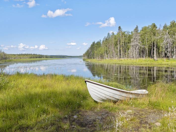 Kinttaanpirtti in Paloperä, Lappland
