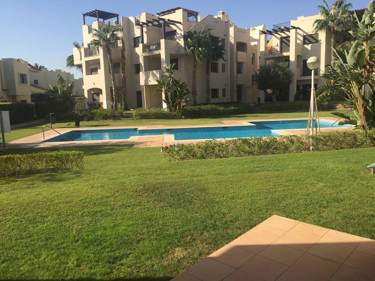 Hel leilighet, Ferieleilighet for 6 personer med badebasseng in Roda Golf, San Javier