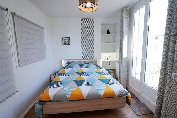 Ganze Wohnung, Cosy T3 with terrace, near the Loire in Orléans, Loire-Tal
