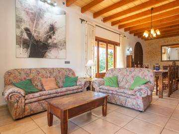 Chalet in Búger, Interior de Mallorca für 6 