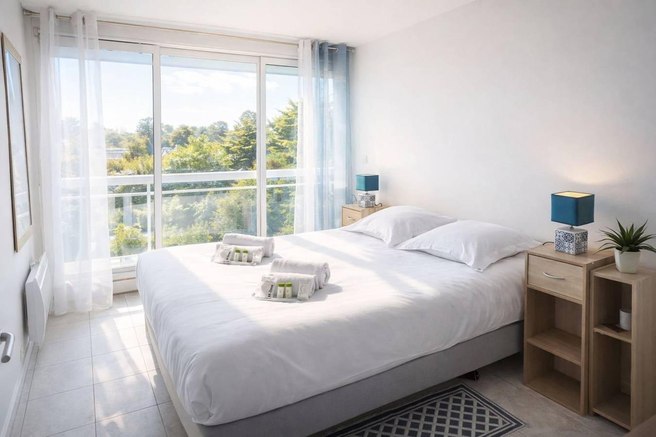 Ganze Wohnung, Ferienwohnung für 2 Personen mit Terrasse in La Baule-Escoublac, Côte d'Amour