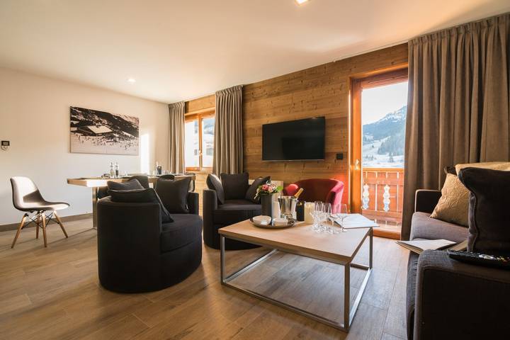 Location de vacances pour 6 personnes, avec balcon et sauna à Praz-sur-Arly
