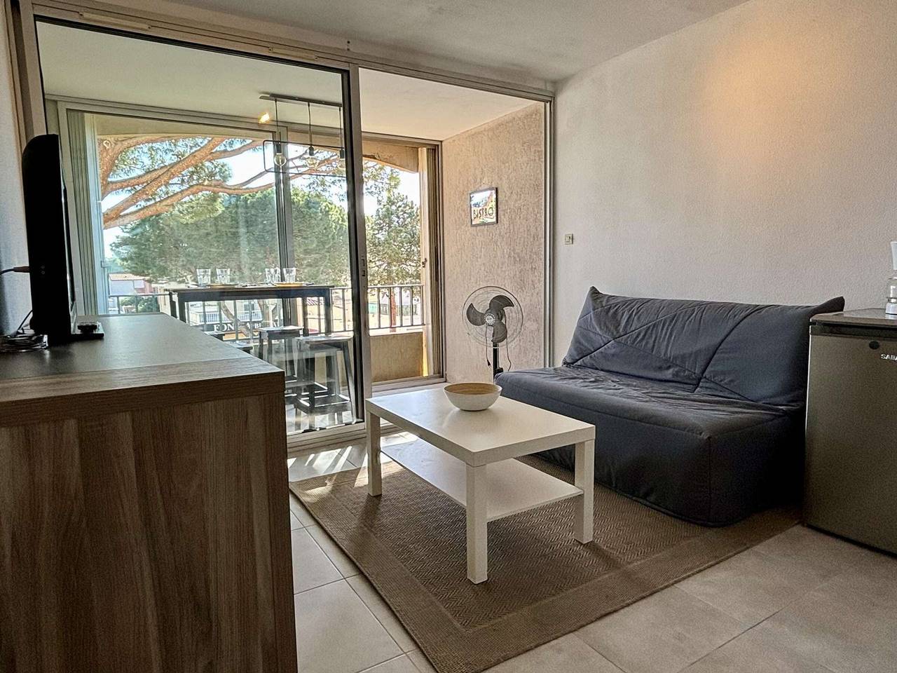 Ganze Wohnung, Argelès-sur-Mer: Studio à 400m de la plage, piscines, parking, animaux admis in La Côte Vermeille, Argelès-sur-Mer