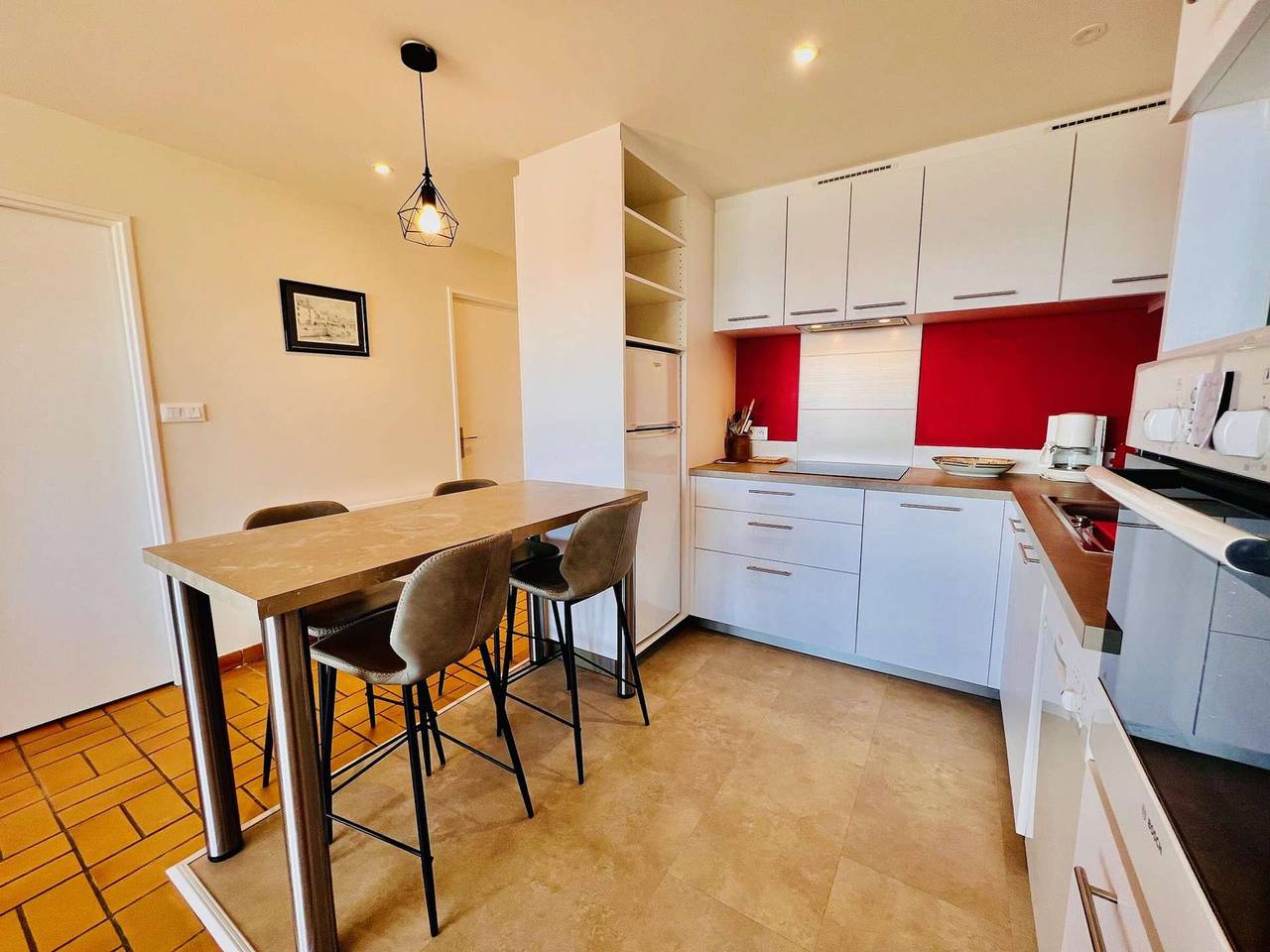 Ganze Wohnung, Quiberon - Gemütliche 2-Zimmer-Wohnung 20m vom Strand entfernt mit Parkplatz in Quiberon, Côte des Mégalithes