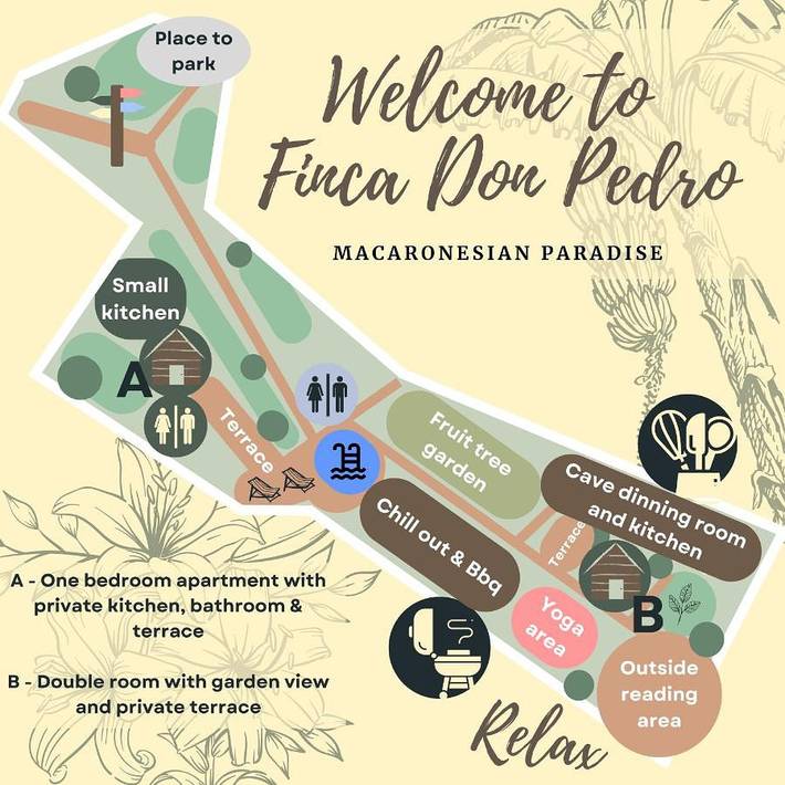 Chalet para 2 personas, con piscina además de terraza y jardín en Santa Cruz de Tenerife - 2