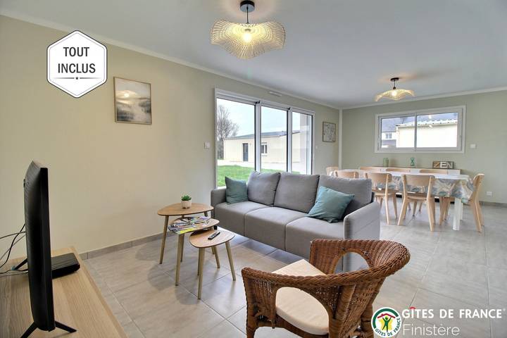 Gîte für 8 Personen, mit Terrasse und Garten