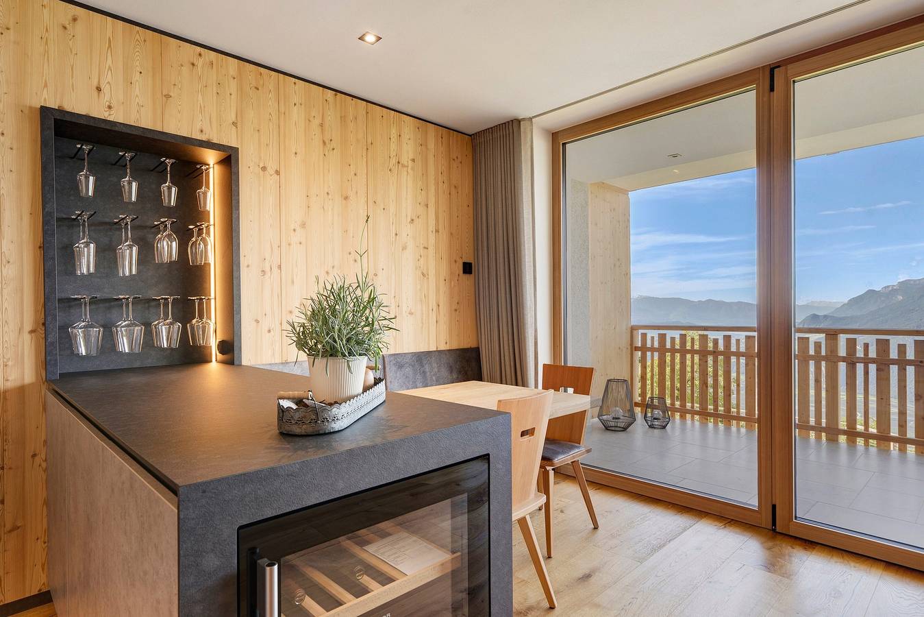 Appartamento intero, Appartamento 'Lodge Melisse' con vista sulle montagne, terrazza privata e sauna privata in Meltina, Alpi Sarentine