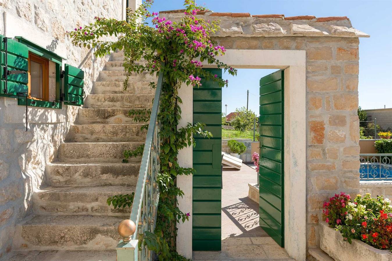 Villa Brač Stone mit Swimming Pool in Bol, Brac