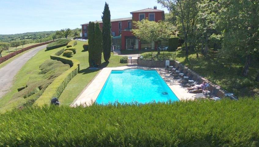 Hôtel pour 2 personnes, avec Balcon et Terrasse ainsi que Jardin et Piscine