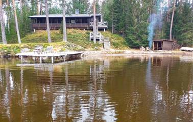 Ferienhaus für 4 Personen, mit Terrasse und Sauna in Nordschweden