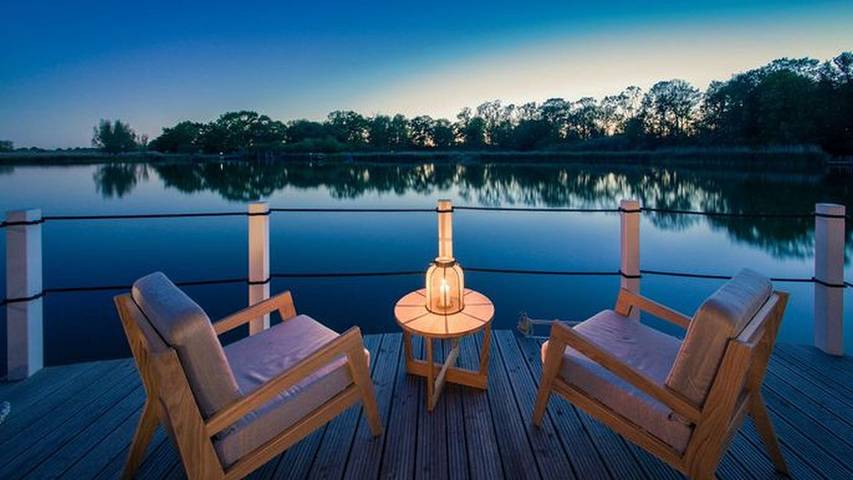 Bateau pour 2 personnes, avec vue ainsi que vue sur le lac et sauna - 1