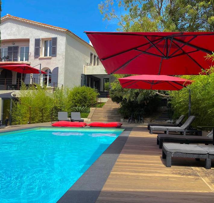 Ferienhaus für 2 Personen, mit Pool und Ausblick sowie Garten in Cassis - 3