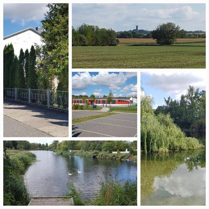 Ferienwohnung für 6 Personen, mit Terrasse und Garten sowie Pool und Seeblick in Elbe-Börde-Heide