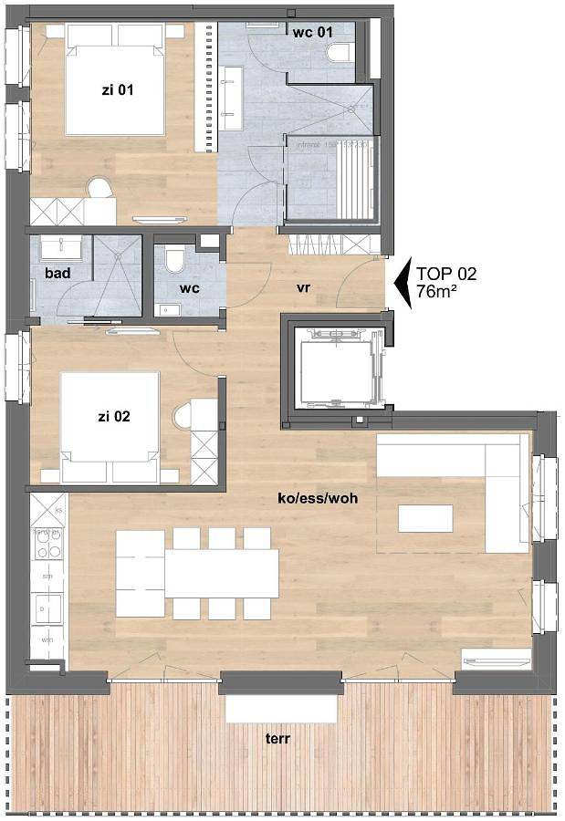 Ferienwohnung für 2 Personen in Schruns