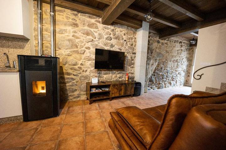 Location de vacances pour 7 personnes, avec jardin et vue, animaux acceptés à Padrón - 3