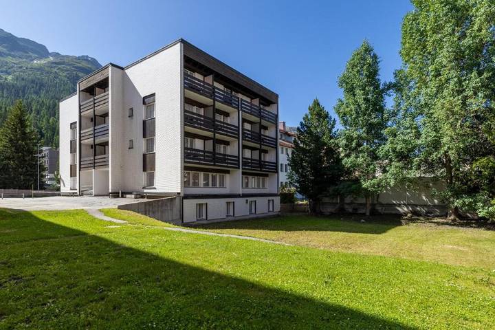 Maison d’hôte pour 2 personnes, avec balcon à St. Moritz