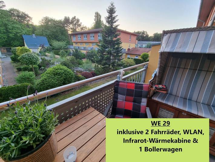 Ferienpark für 5 Personen, mit Balkon und Garten, kinderfreundlich in Zempin