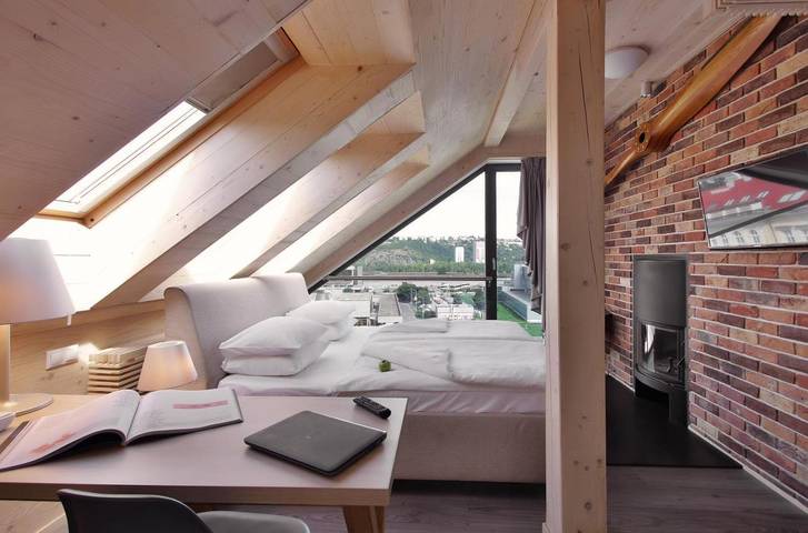 Hôtel pour 2 personnes, avec jacuzzi ainsi que terrasse et sauna, animaux acceptés