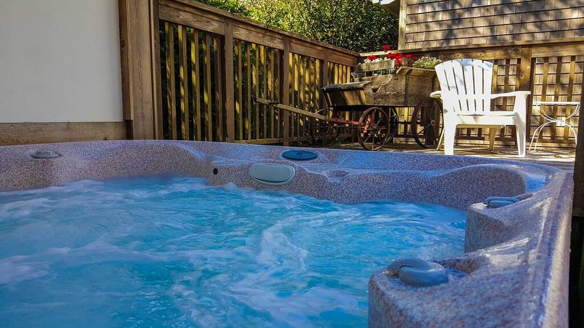 Ferienhaus für 9 Personen, mit Terrasse und Whirlpool, mit Haustier - 1