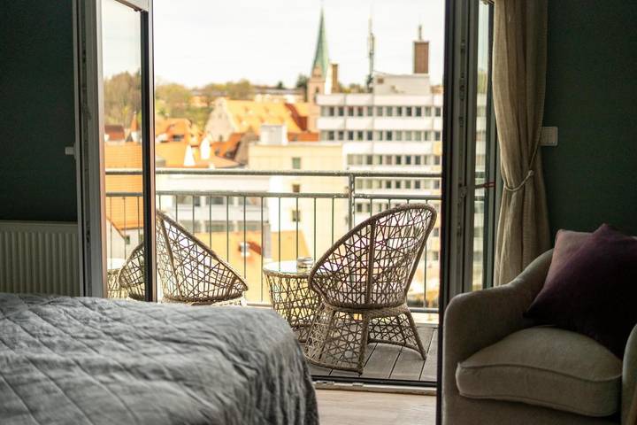 Ferienwohnung für 4 Personen, mit Ausblick und Terrasse