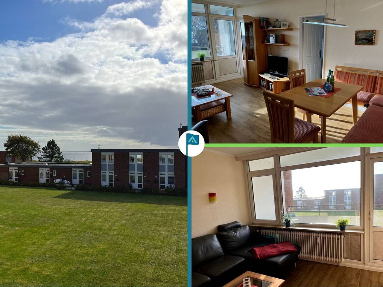 Ganze Ferienwohnung, Haus Oland - Haus Oland Wohnung 06, Wohnen mit Meerblick in Greveling, Wyk auf Föhr