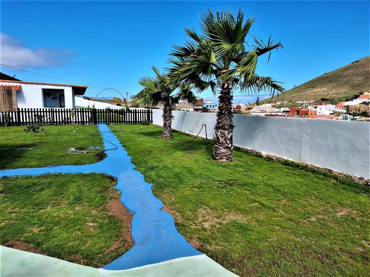Ganze Wohnung, Ferienwohnung 'Mariposas - Sol' mit Meerblick, Gemeinschaftspool und Wlan in San Bernardo, Los Silos