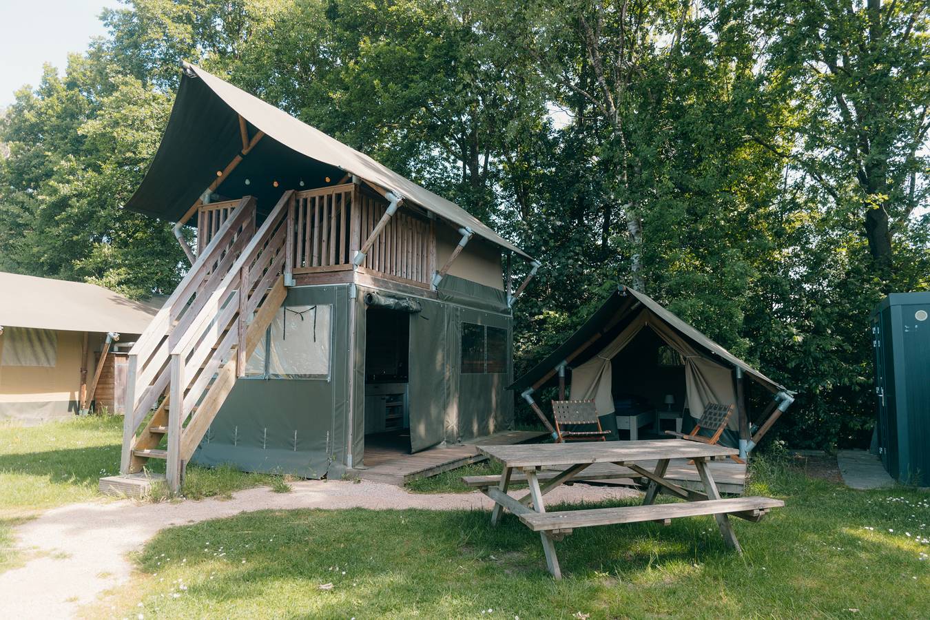 Vakantiepark Sallandshoeve — Safarihütte Xs für 4 Personen mit Privatsanitär in Sallandse Heuvelrug