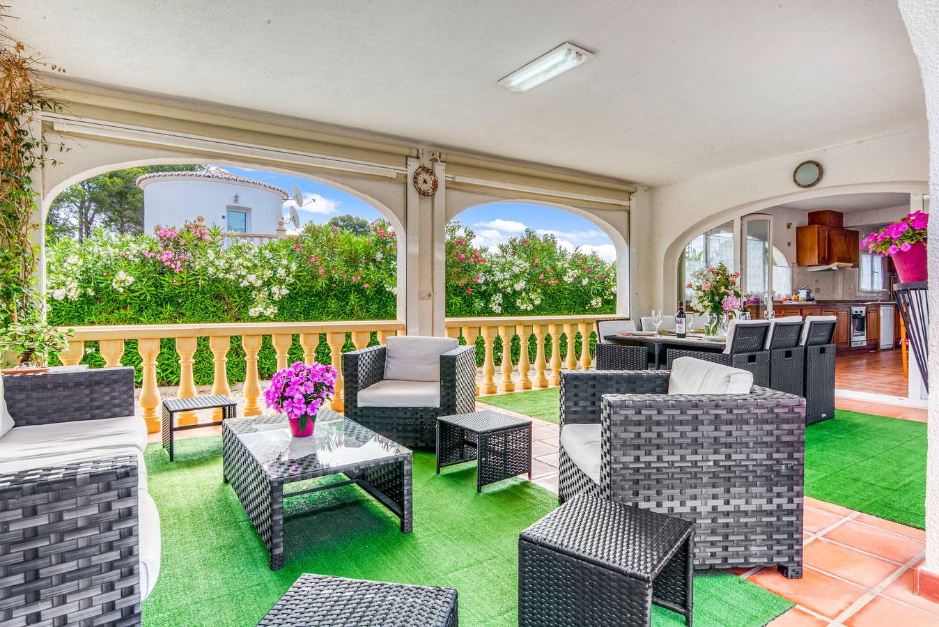 Villa 'El Horreo Xabia' con vista montagna, Wi-Fi e aria condizionata in Granadella, Jávea