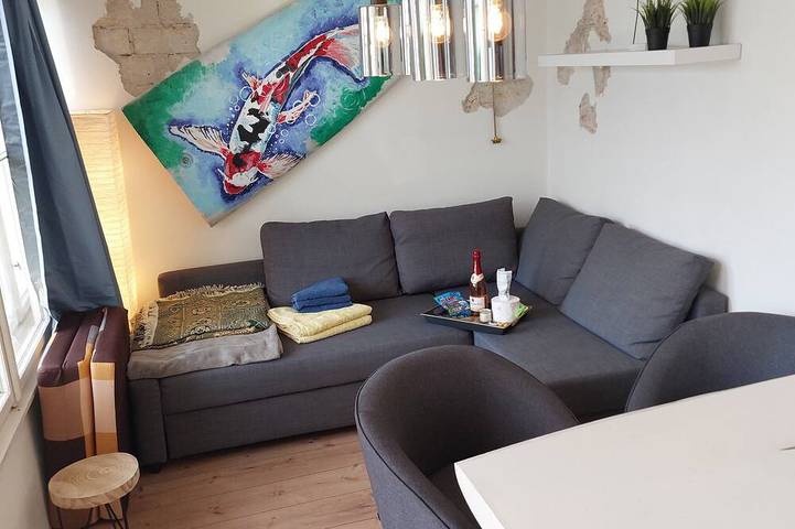 Gemütlicher Bungalow (mit Sauna) auf Wassergrundstück mit Steg. Berlin. in Wernsdorf, Königs Wusterhausen