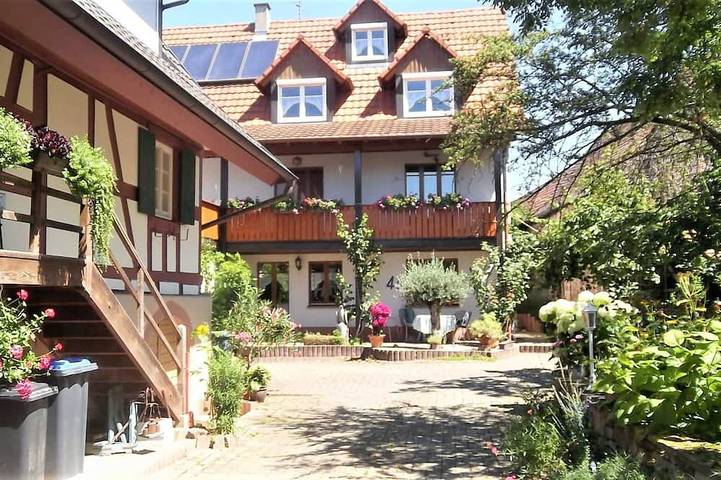 Gîte pour 6 personnes, avec balcon et jardin à Herbolzheim