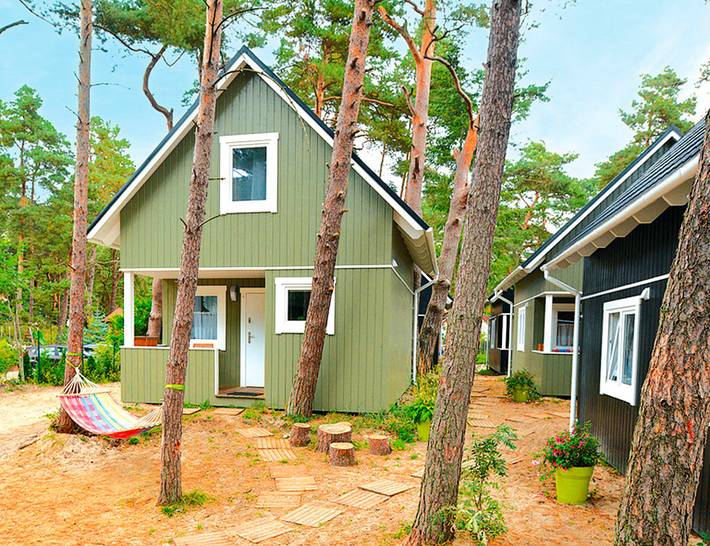Ferienhaus für 5 Personen, mit Terrasse und Garten