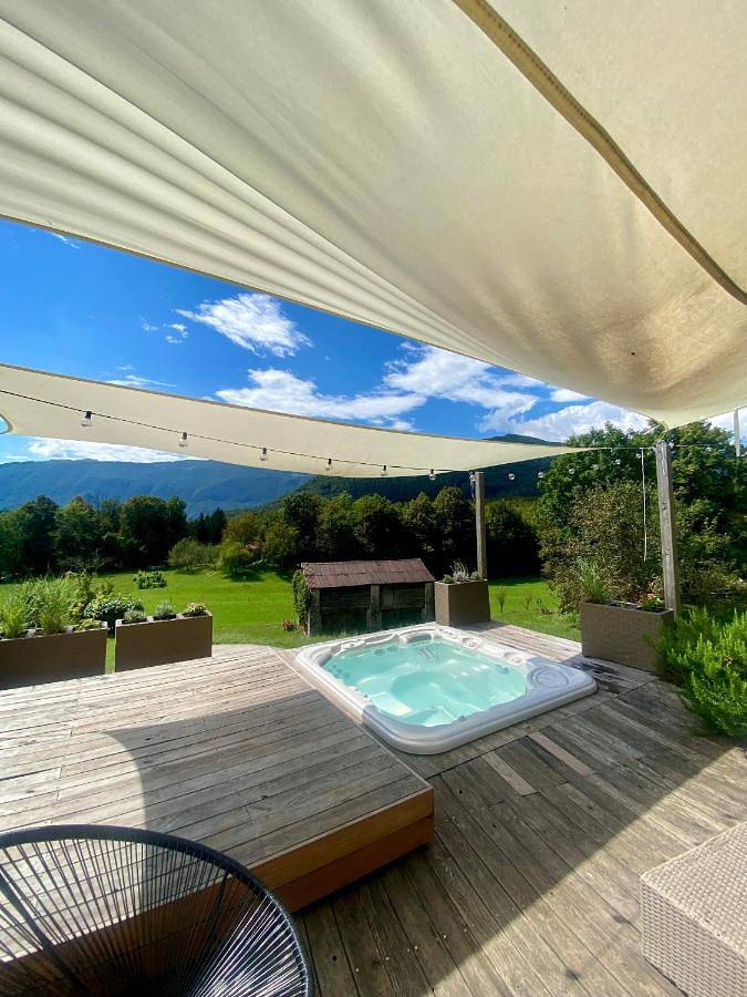 Gîte pour 10 personnes, avec sauna ainsi que terrasse et vue à Kobarid - 4