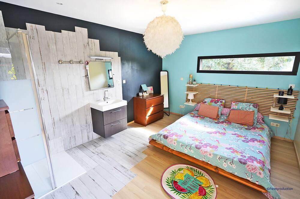 Villa en Bois avec piscine sur le golf de Montpellier Maison Teanuanua in Juvignac, Côte méditerranéenne (France)