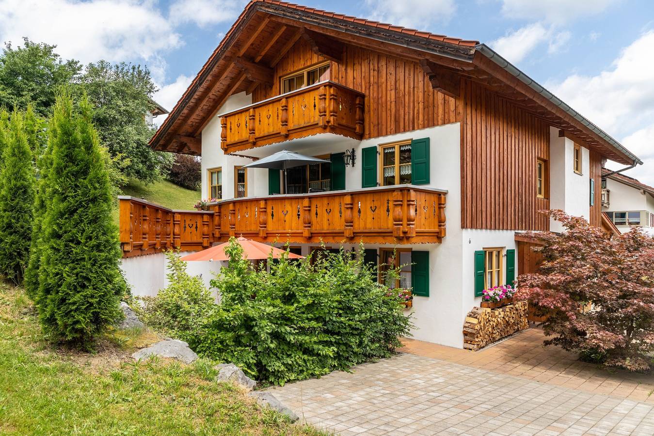 Cały apartament, Apartment 'Haus Christian Und Hanni' with Mountain View in Bad Kohlgrub, Alpy Bawarskie