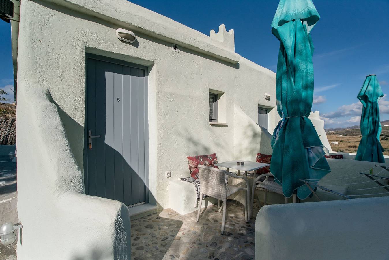Entire apartment, Apartment 'Studios Kapsali 3' with Sea View, Wi-Fi and Air Conditioning in Galini, Cyclades