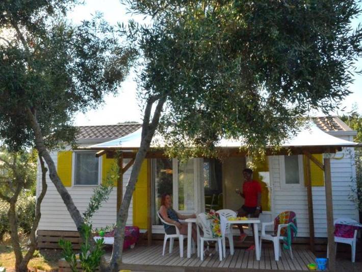 Mobil home pour 6 personnes, avec bassin pour enfant à Bessan - 3