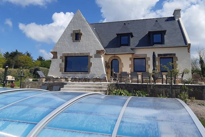 Maison de vacances pour 12 personnes, avec jardin à Pleumeur-Bodou