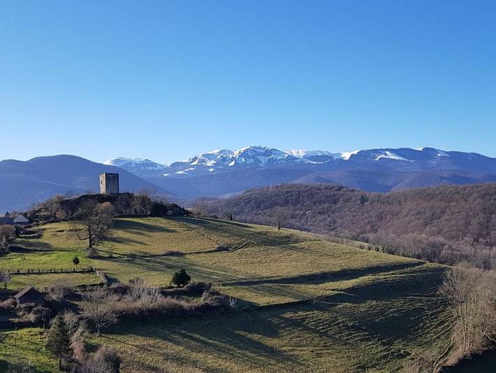 Cottage pour 4 personnes, avec jardin et vue, adapté aux familles à Avezac-Prat-Lahitte