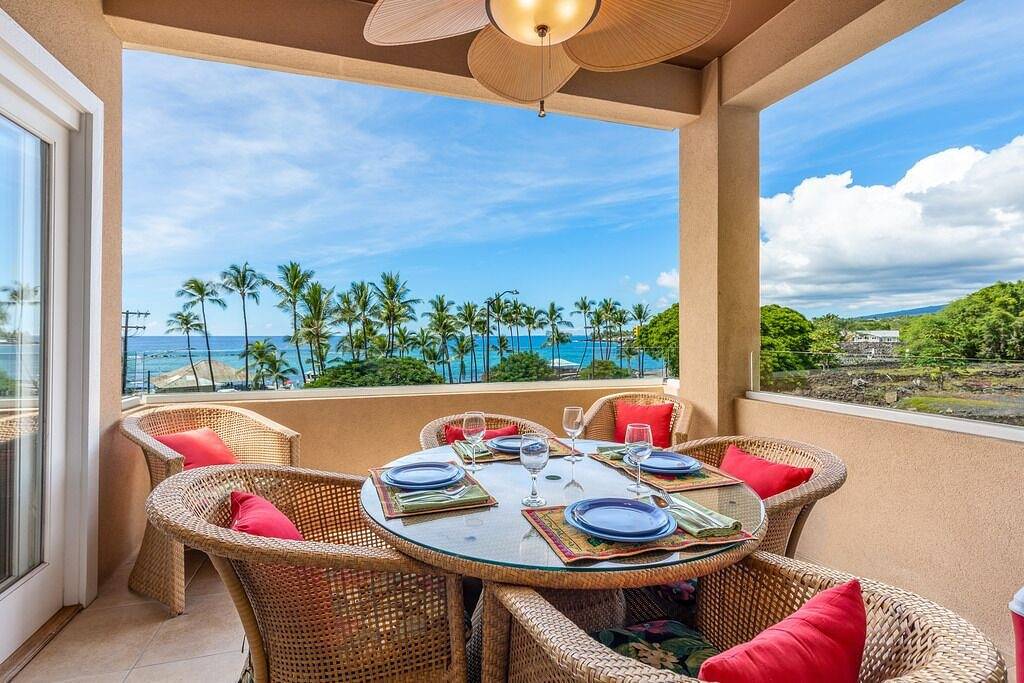 Aloha Homes, Villas sur la plage à Kahaluu, Villa 1-202, Vue sur la plage, Ac in Kahaluu Beach Park, Kahaluu-Keauhou