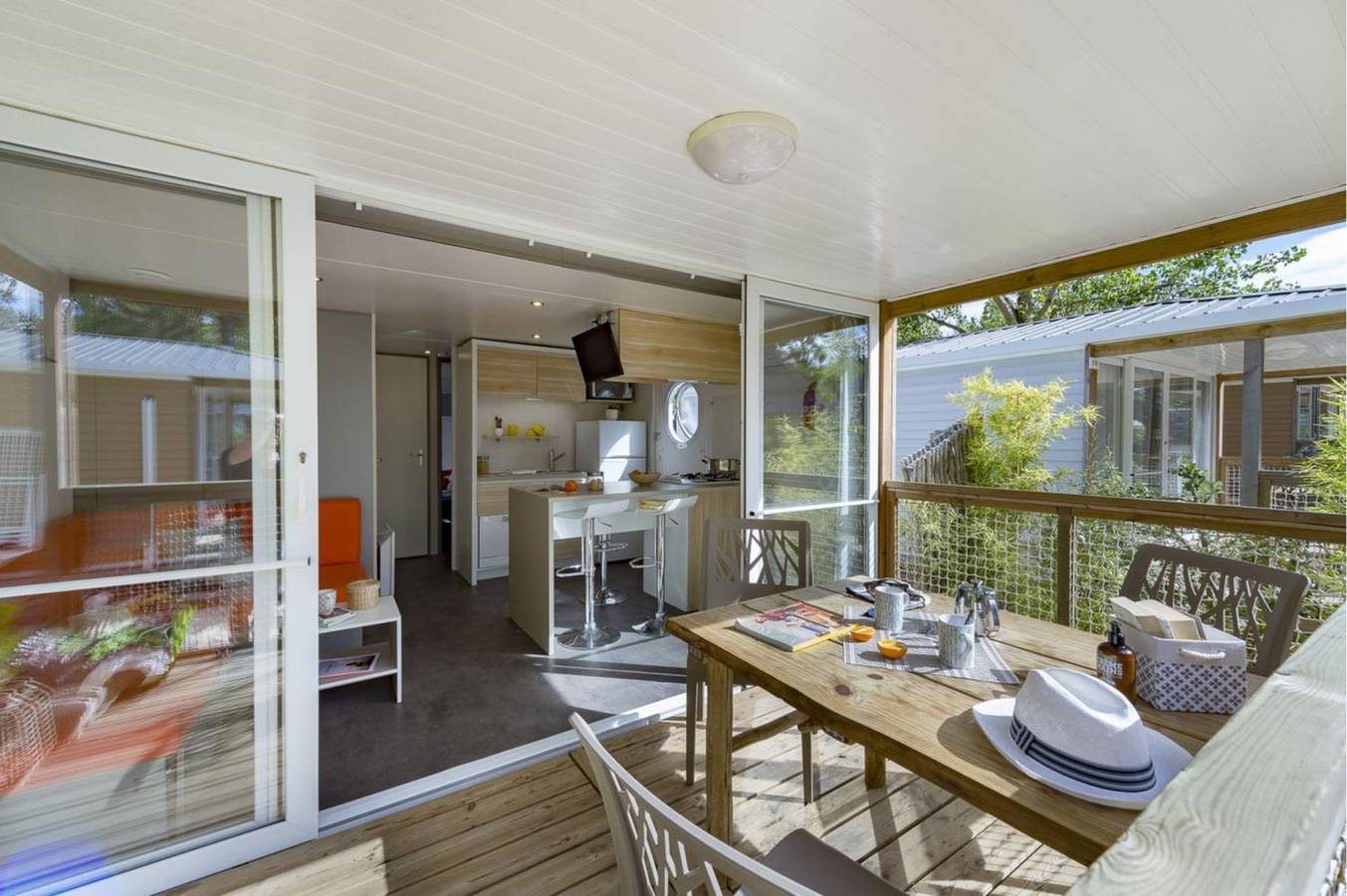 Cottage Robinson 4p 2Bdrms Aircon **** in Plages des Cabanes de Fleury, Vendres