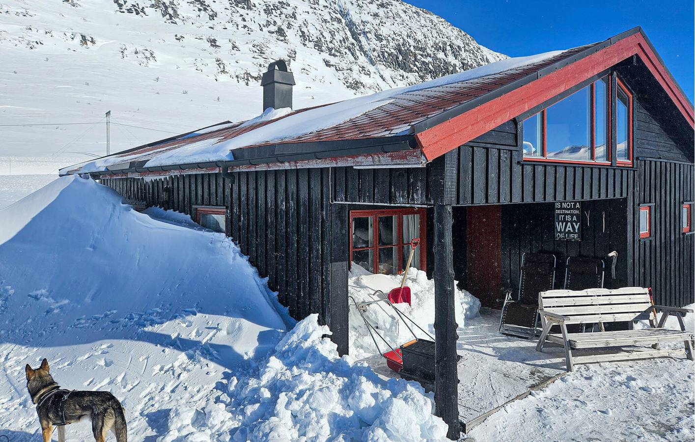 Ferienhaus für 6 Personen mit Terrasse in Årdal