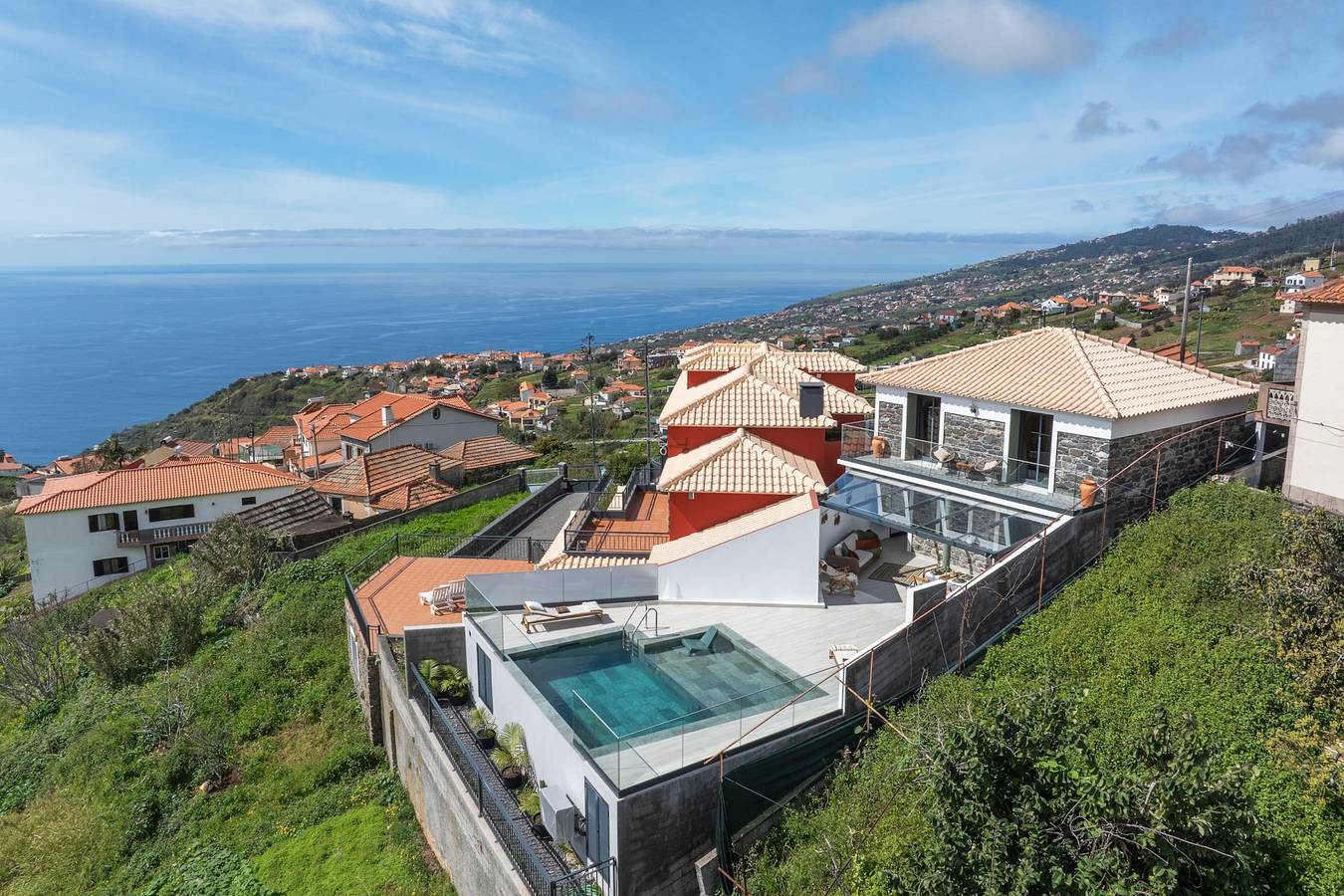 Ferienhaus für 4 Personen mit Terrasse in Arco da Calheta, Madeira