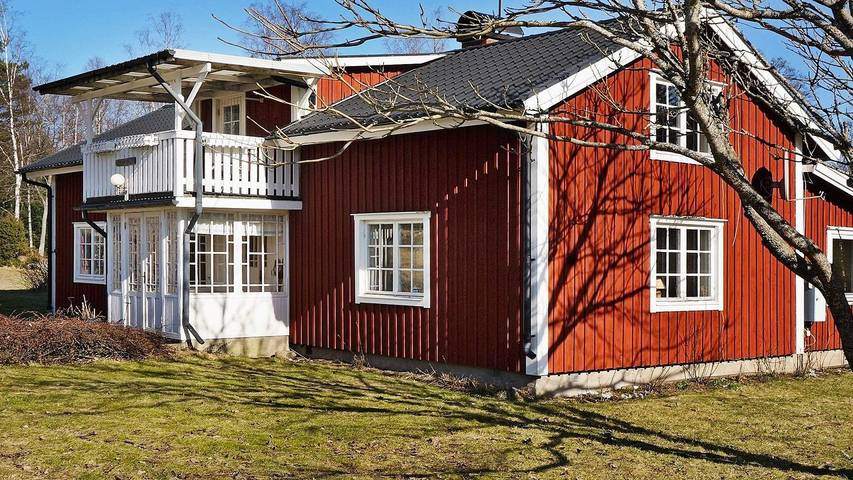 Ferienhaus für 6 Personen, mit Garten und Terrasse sowie Sauna in Smaland