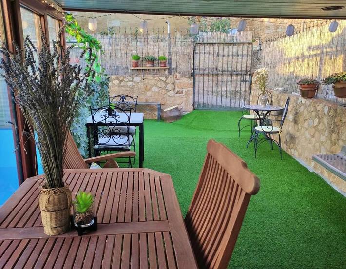 Casa rural para 2 personas, con Balcón además de Terraza y Piscina en Miravete de la Sierra - 2