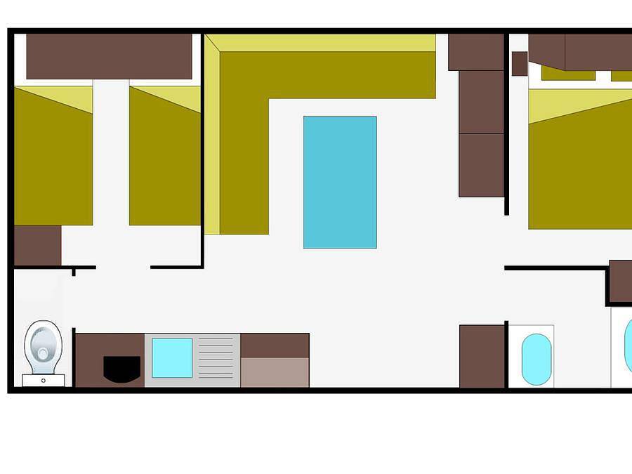 Camping Les Loges - Mobilheim 6 personen - 27 M² in Nonette, Besse-et-Saint-Anastaise und Umgebung