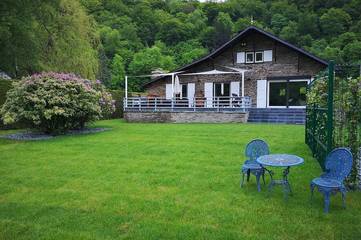 Cottage pour 6 personnes, avec jardin et balcon dans Laviot