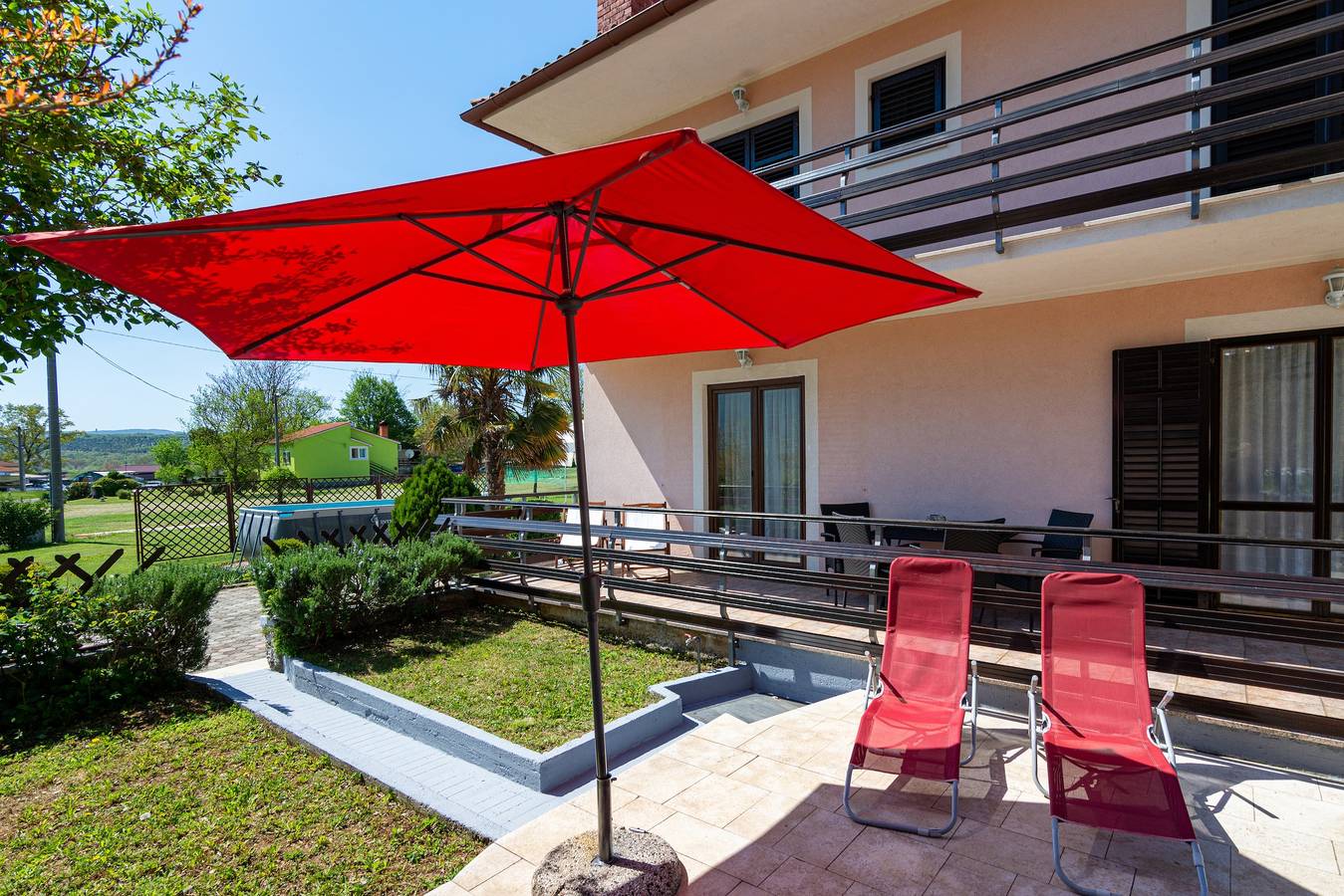 Ganze Wohnung, 3-Zimmer-Ferienwohnung mit Terrasse Cepic, Sredisnja Istra A-11636-a in Kršan, Ostküste Istrien